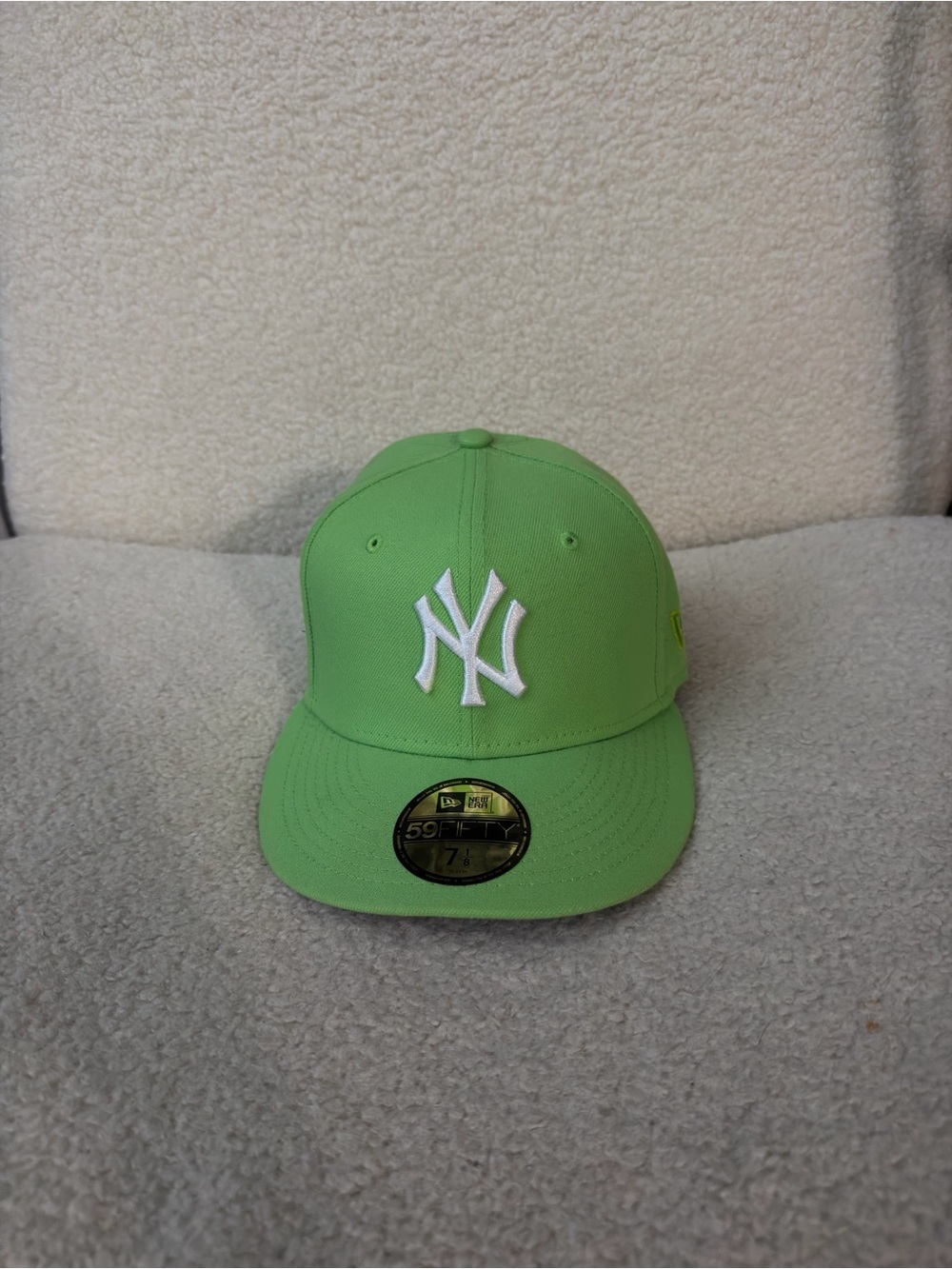 New Era mens Lime Green New York Yankees Fitted Cap